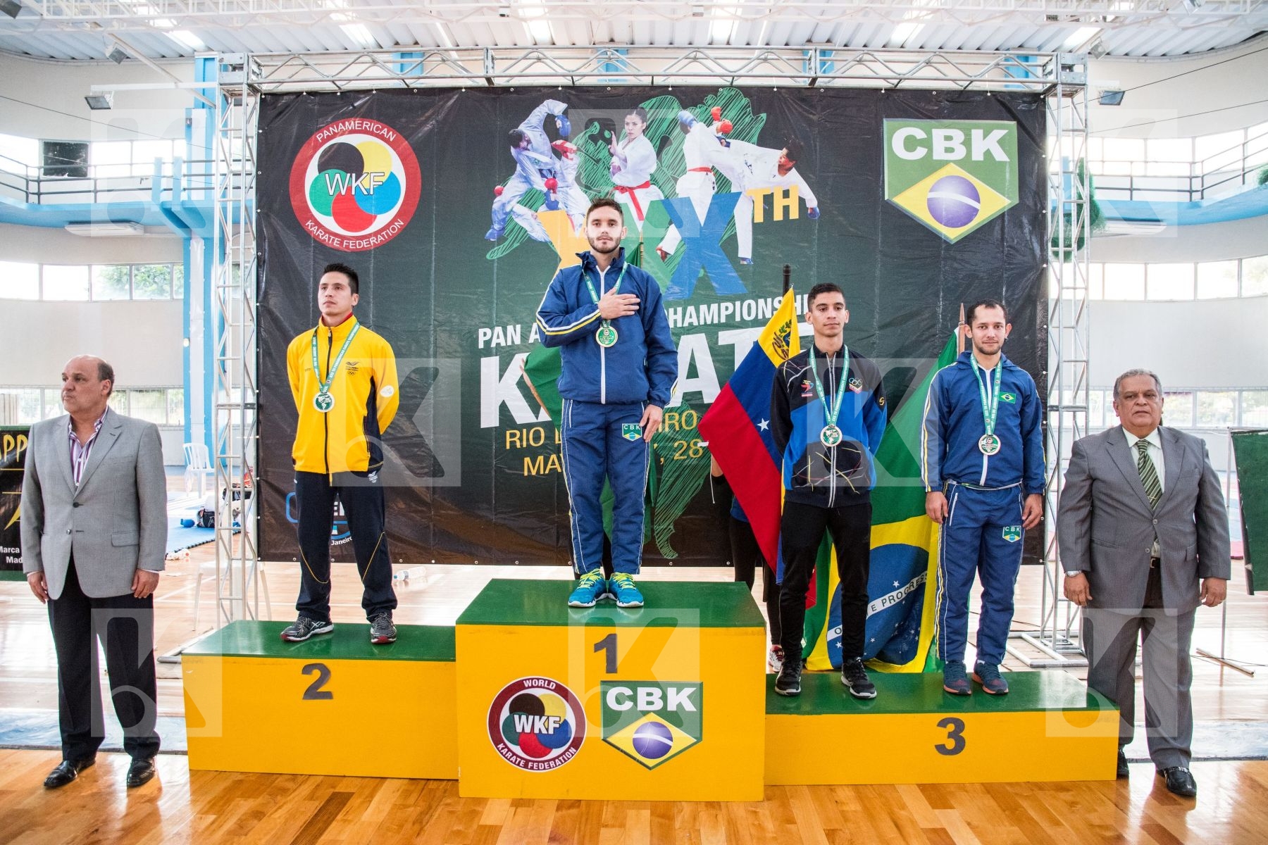 -60 Kg Brazil Brose Douglas Colombia Dos Santos Edemilson kumite