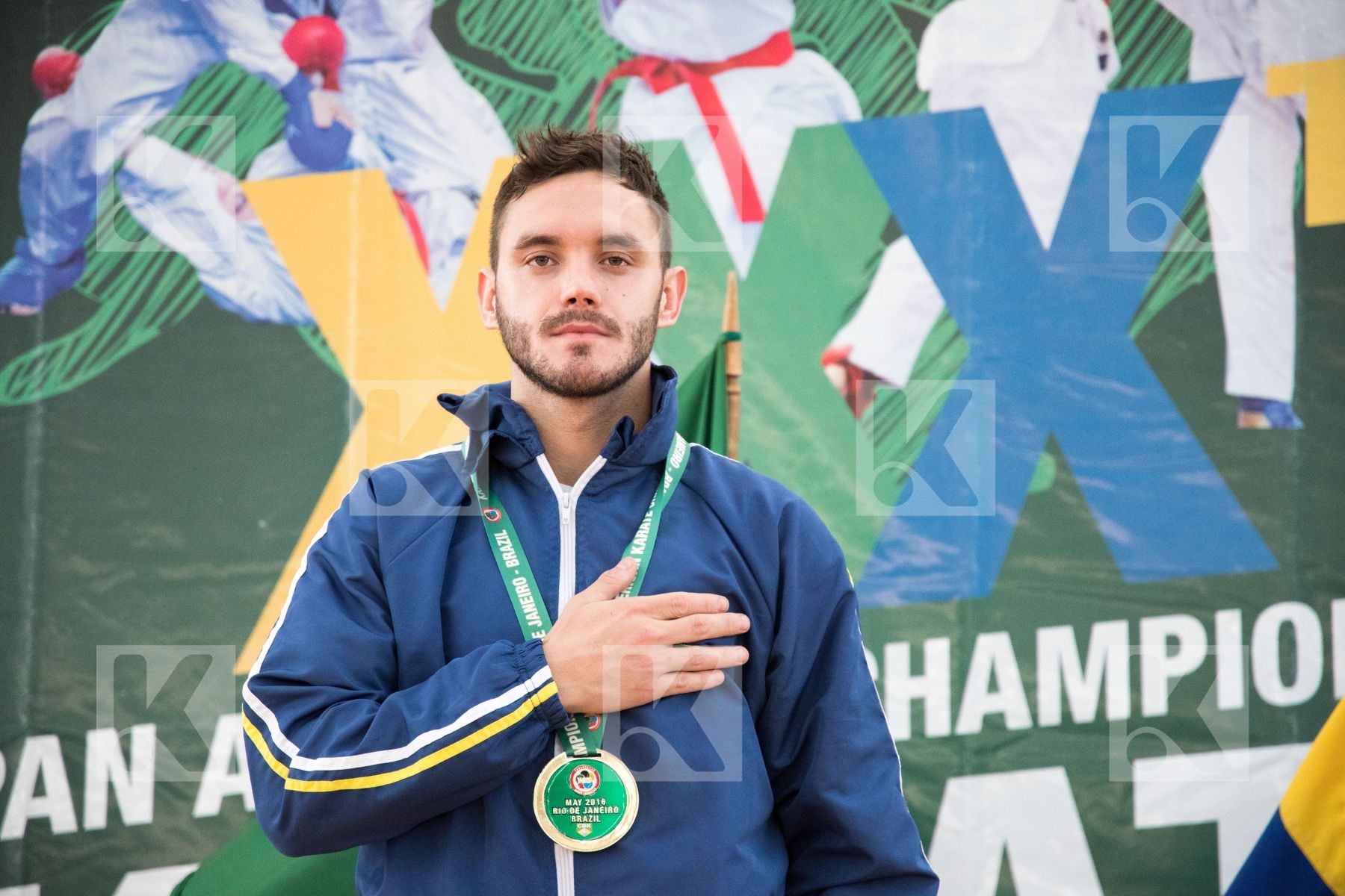 -60 Kg Brazil Brose Douglas Colombia Dos Santos Edemilson kumite