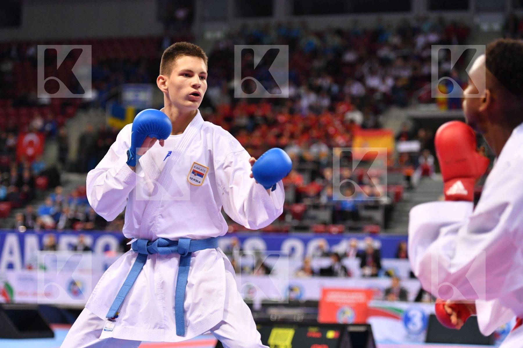 Ciric Jovan Cizo Kilian France Junior kumite male -68 kg Serbia