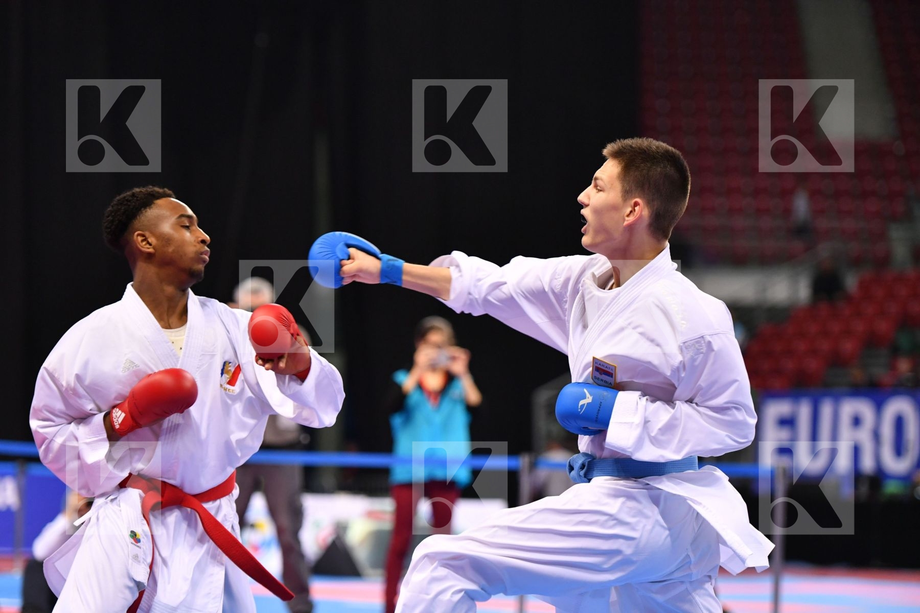 Ciric Jovan Cizo Kilian France Junior kumite male -68 kg Serbia