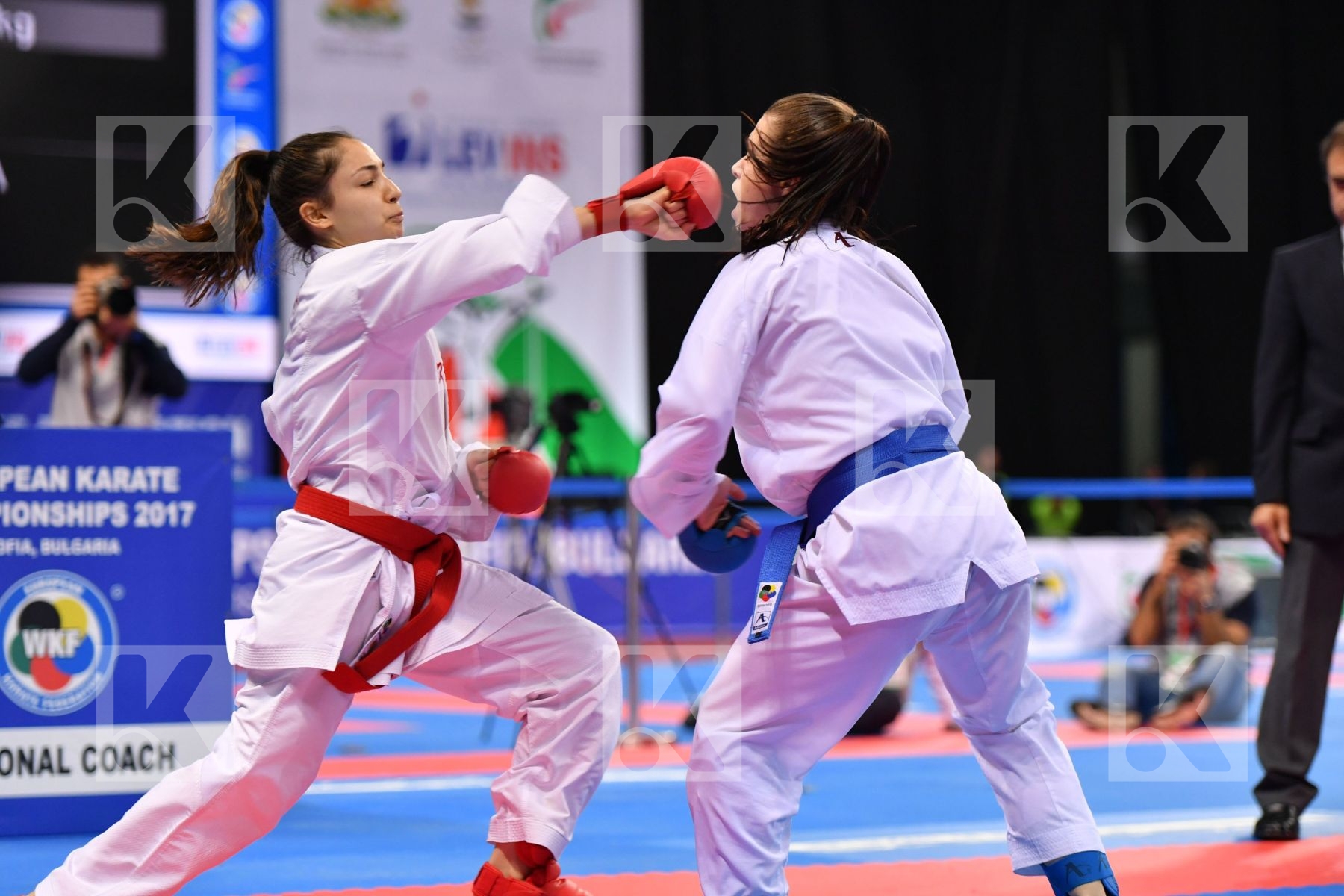 Junior kumite female -48 kg Slovakia Turkey Veisova Dominika Yem
