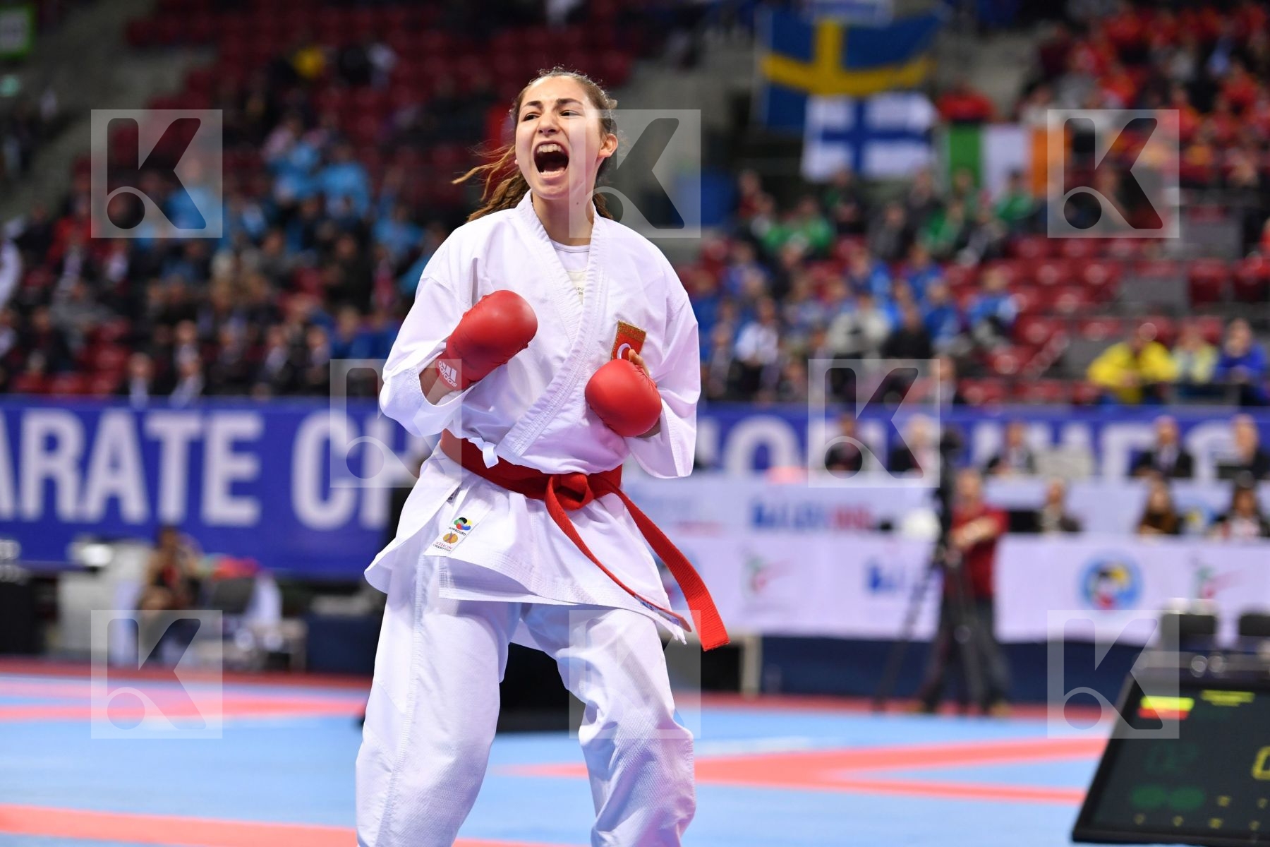 Junior kumite female -48 kg Slovakia Turkey Veisova Dominika Yem