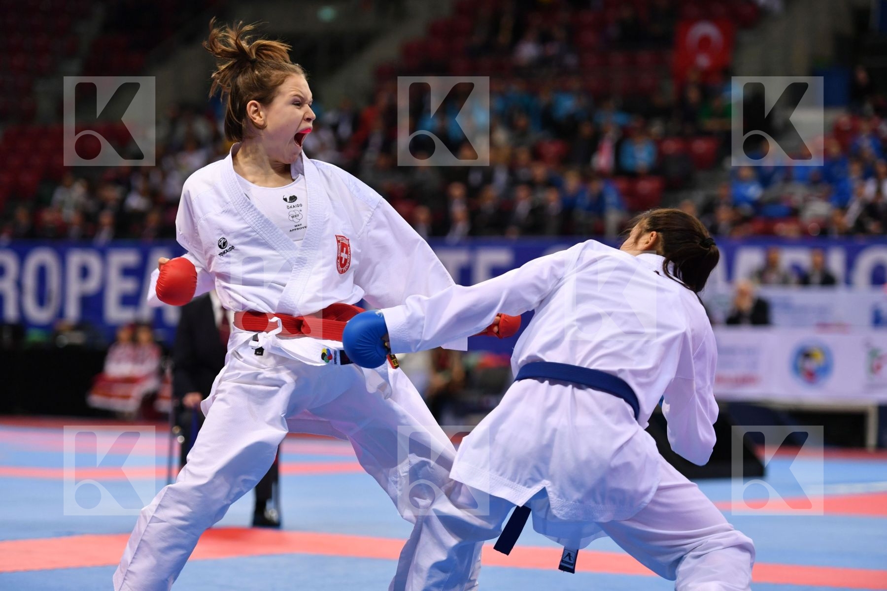 Bulgaria Goranova Ivet Hirt Silvia Junior kumite female -53 kg S