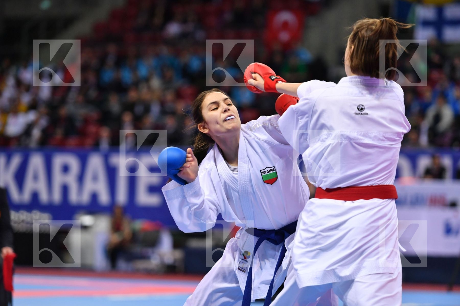 Bulgaria Goranova Ivet Hirt Silvia Junior kumite female -53 kg S