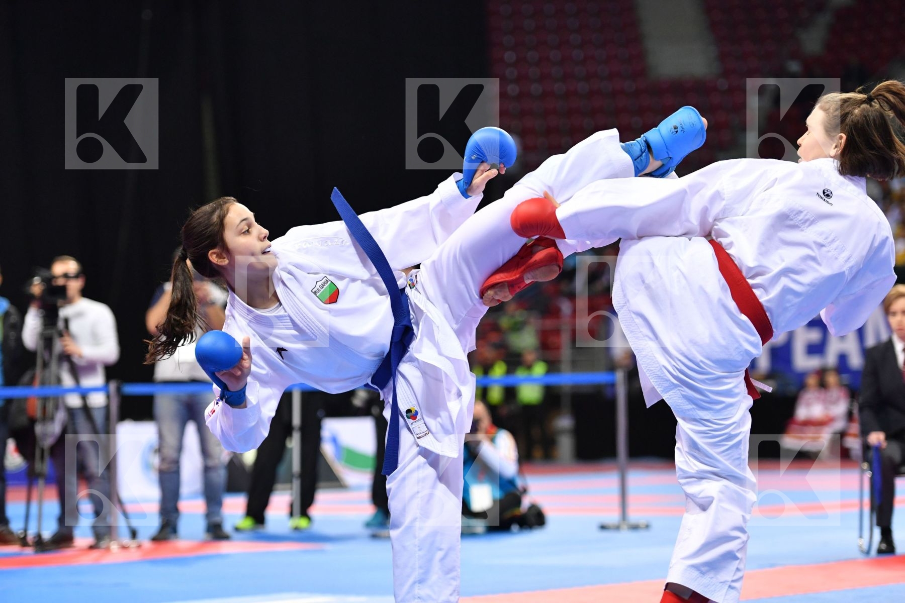 Bulgaria Goranova Ivet Hirt Silvia Junior kumite female -53 kg S