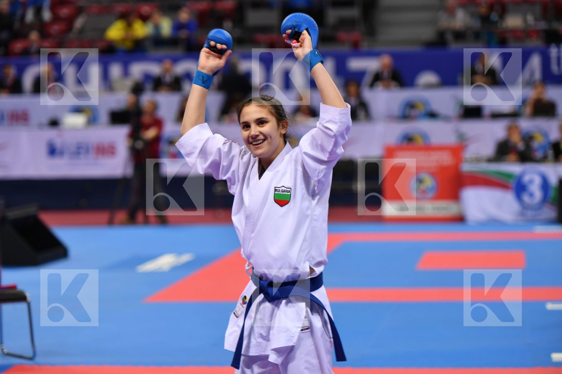 Bulgaria Goranova Ivet Hirt Silvia Junior kumite female -53 kg S