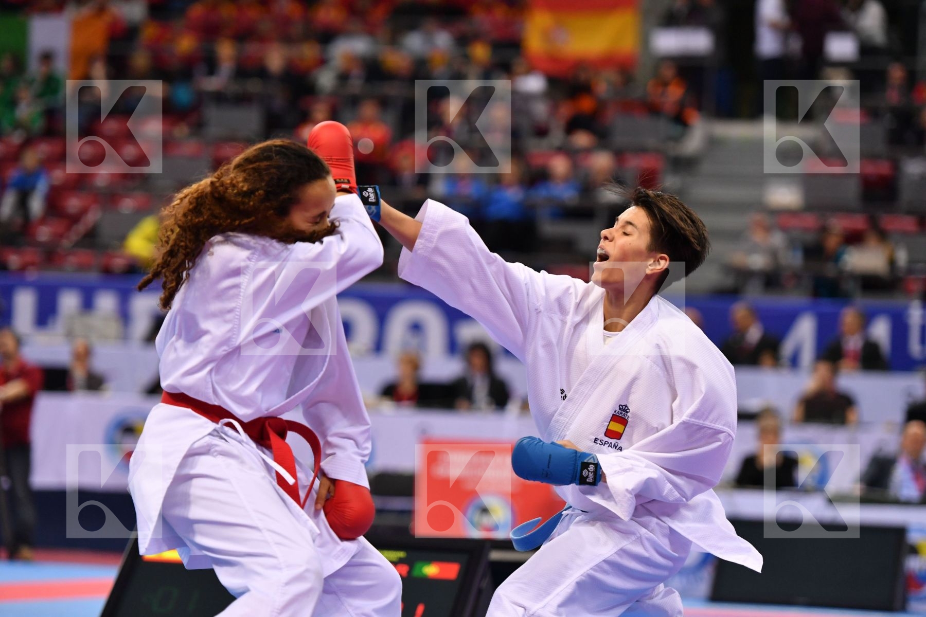Caceres quinonero Marina Junior kumite female -59 kg Lelis Maria
