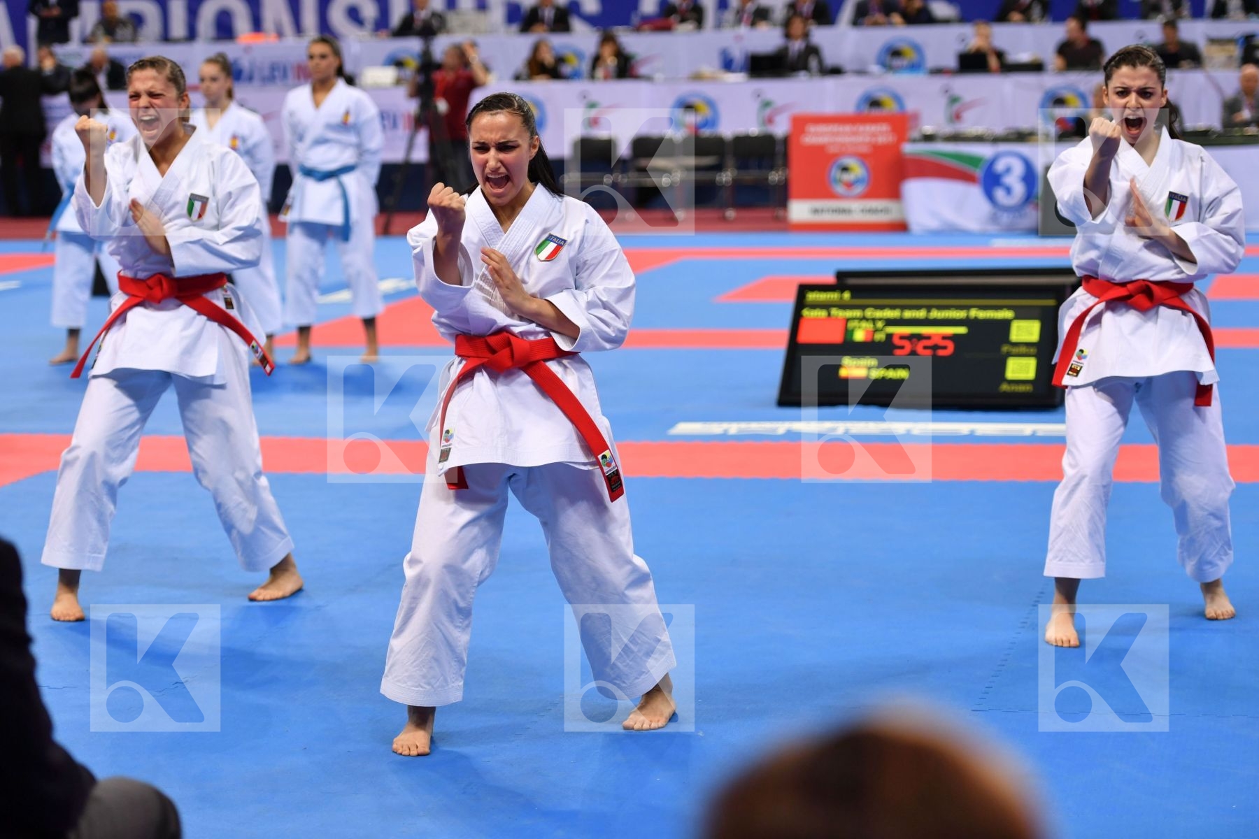 Anan Kata team cadet and junior female Spain Spain Spain