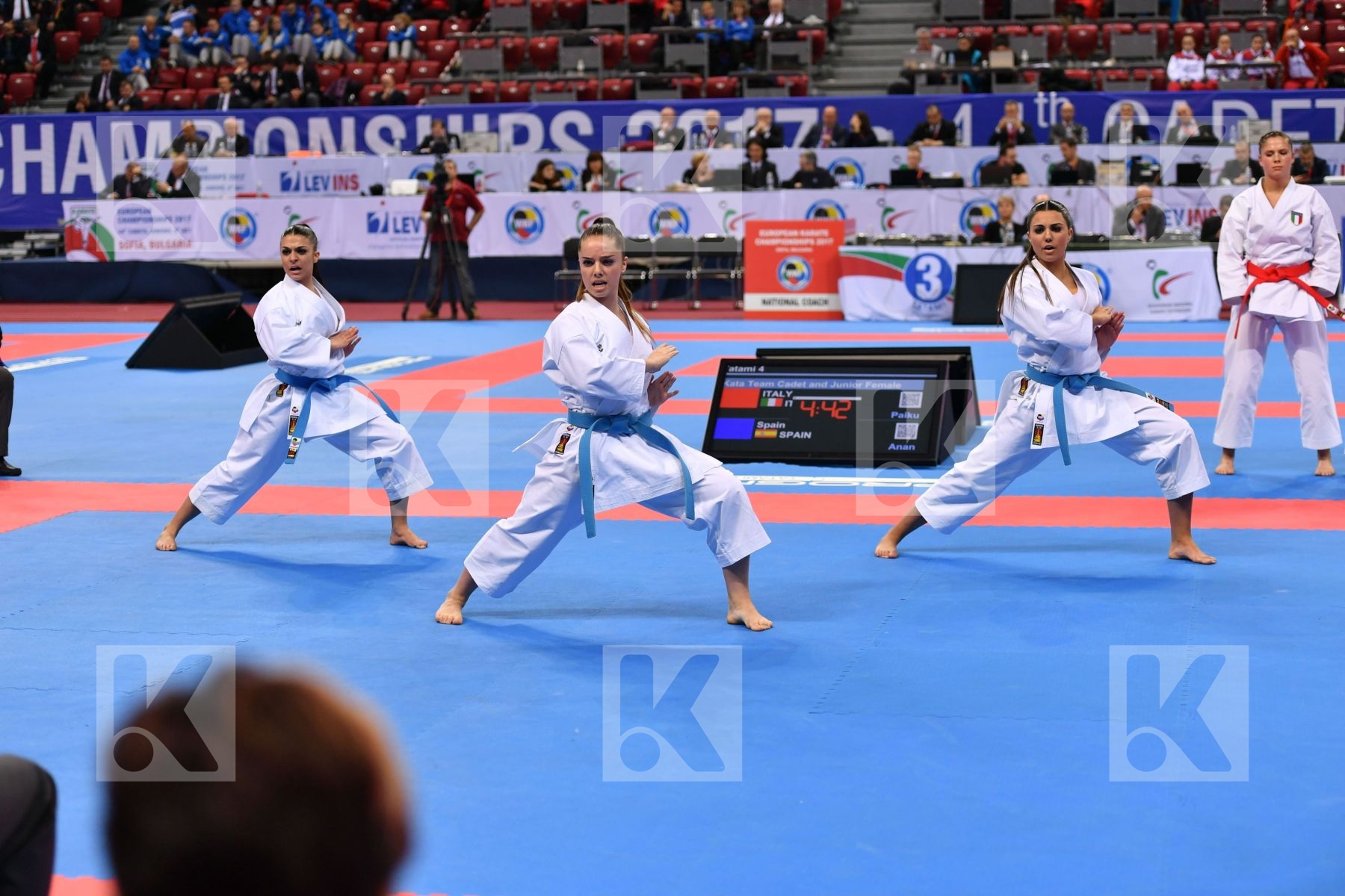 Anan Kata team cadet and junior female Spain Spain Spain