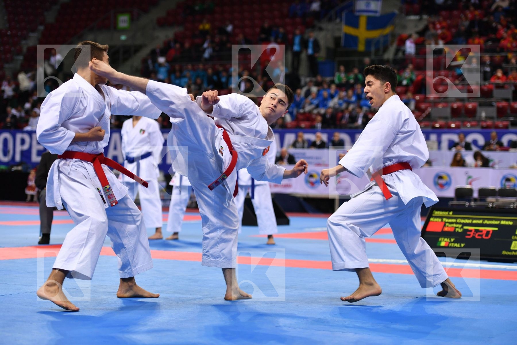 Turkey Kata team cadet and junior male Unsu