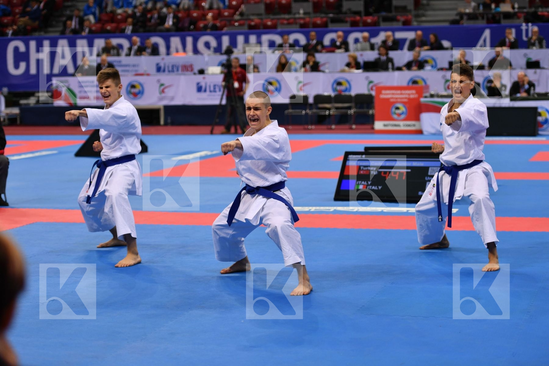 Italy Italy Italy Kata team cadet and junior male Sochin