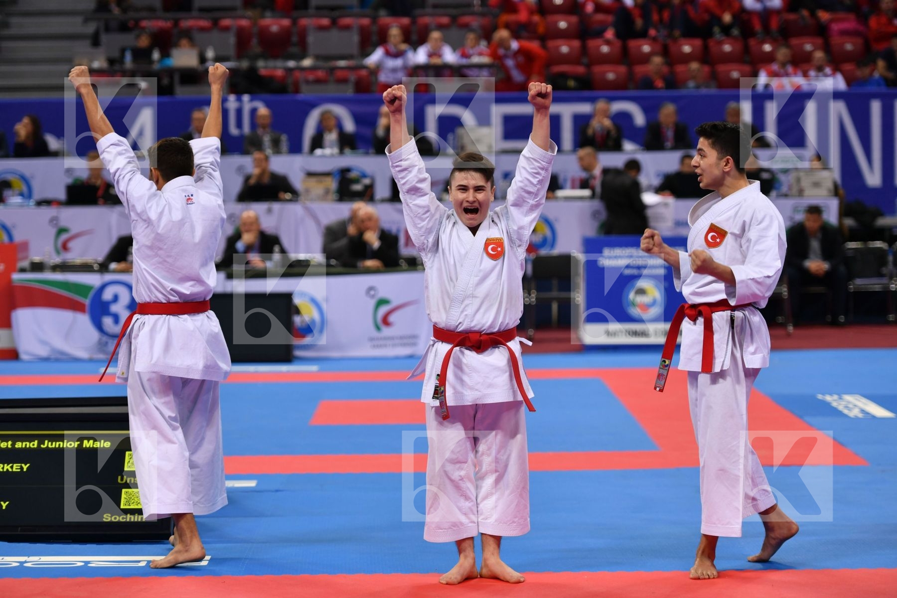 Turkey Kata team cadet and junior male