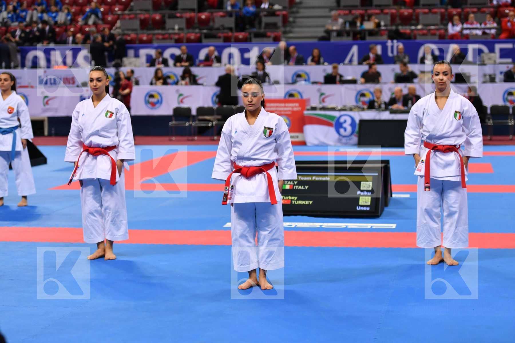 Italy Paiku U21 kata team female