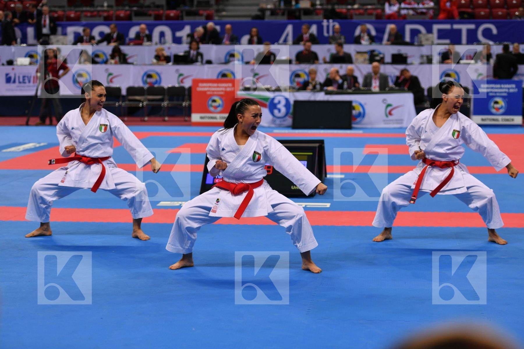 Italy Paiku U21 kata team female