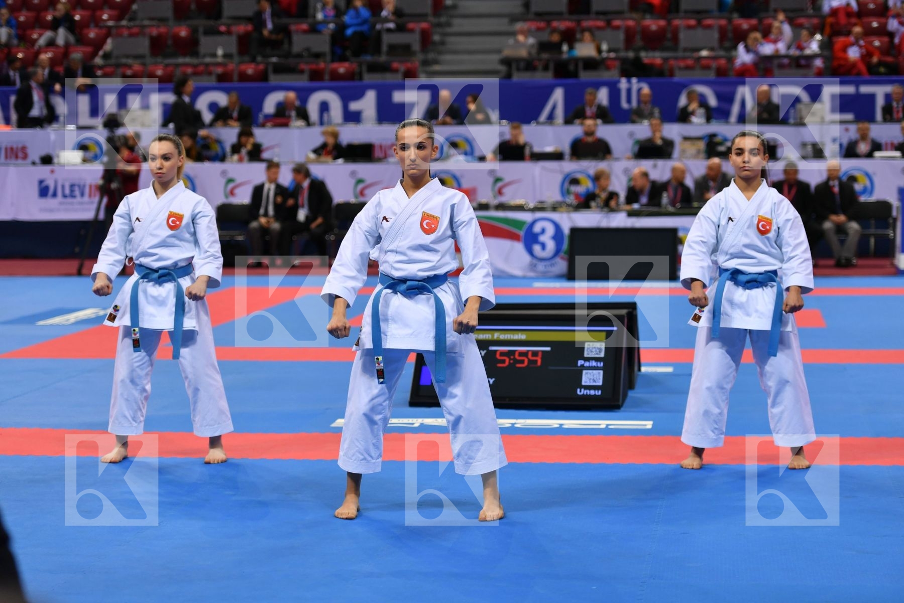 Turkey Turkey Turkey U21 kata team female Unsu < LRBarcodes