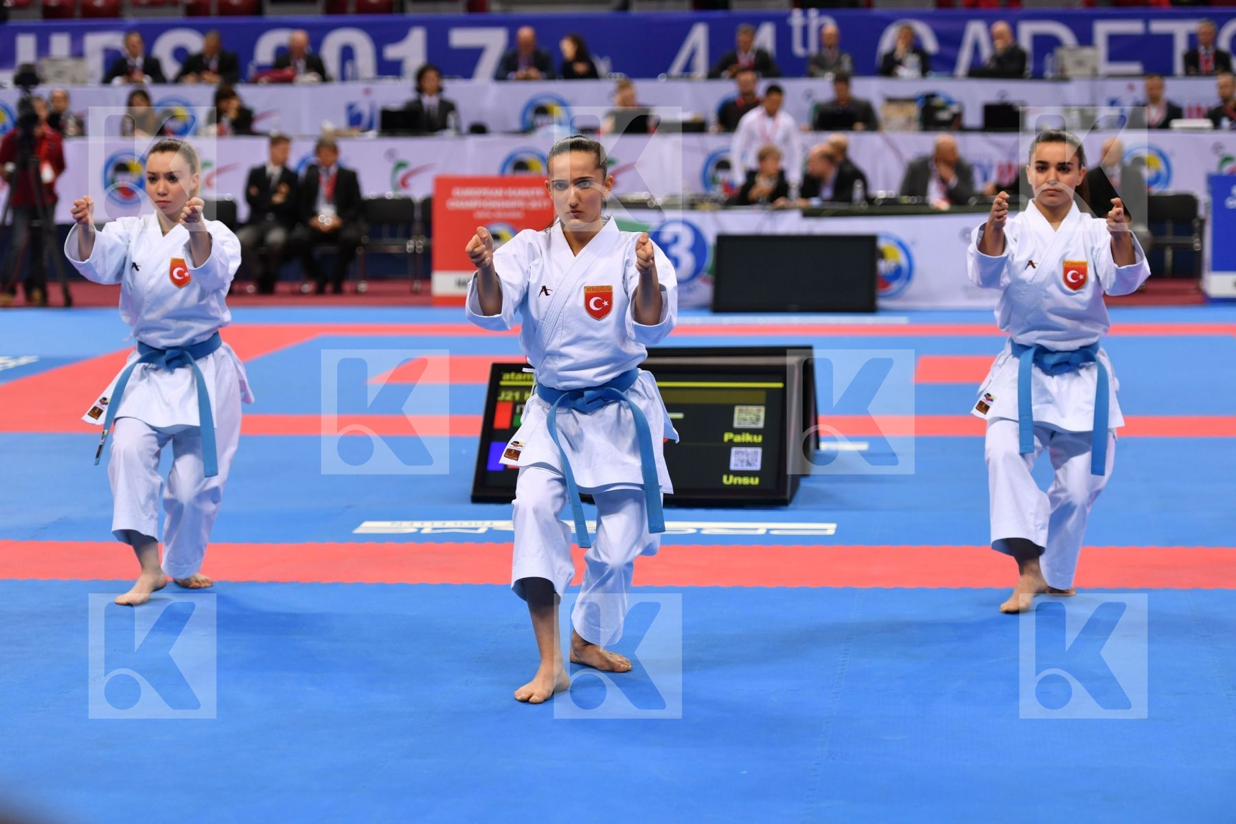 Turkey Turkey Turkey U21 kata team female Unsu < LRBarcodes