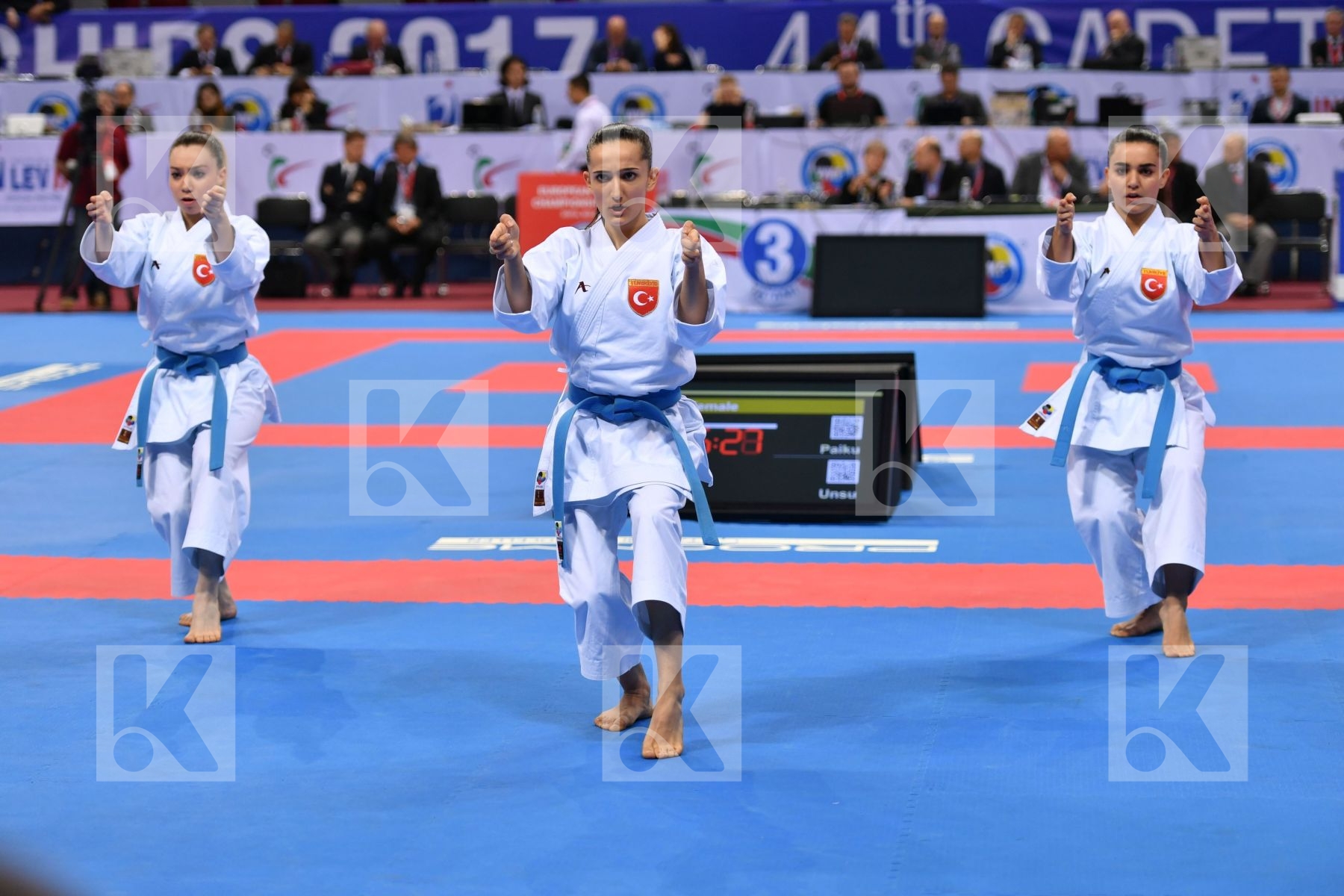 Turkey Turkey Turkey U21 kata team female Unsu < LRBarcodes