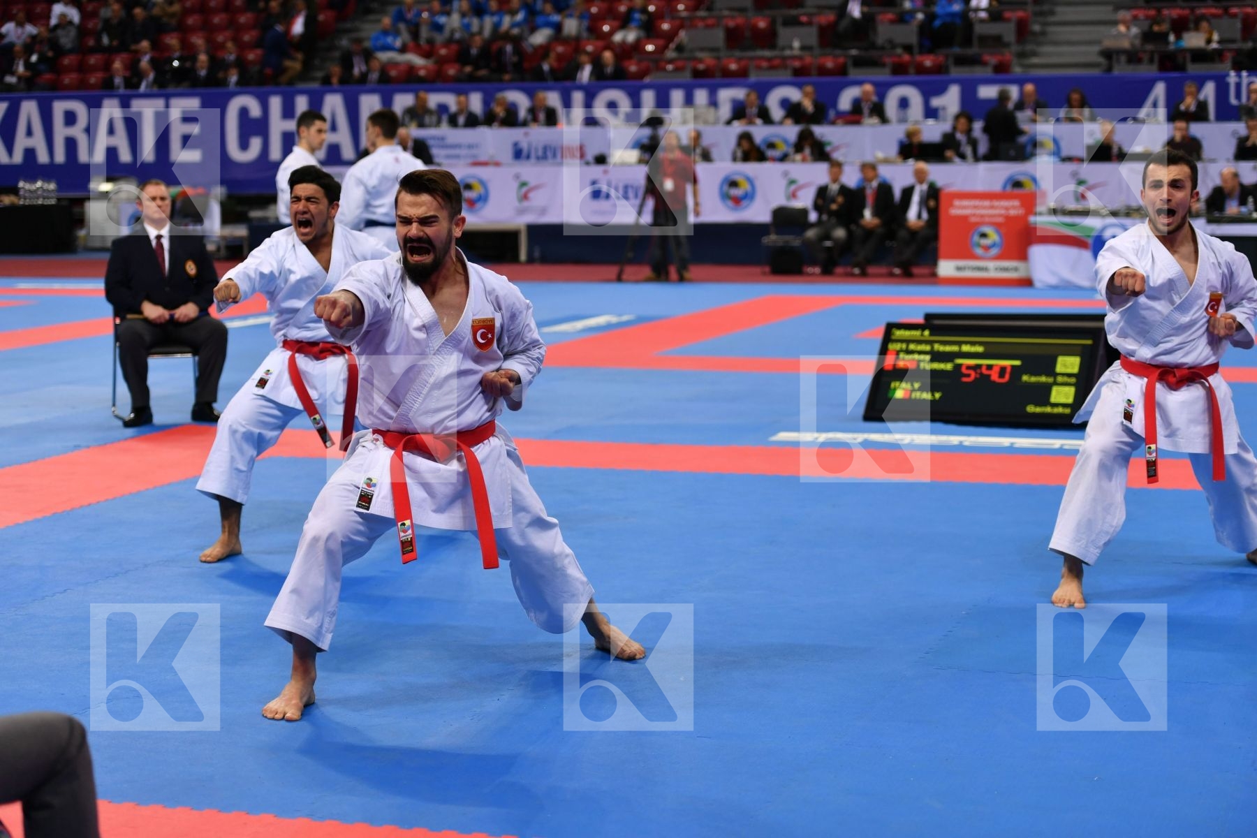 Kanku Sho Turkey U21 kata team male