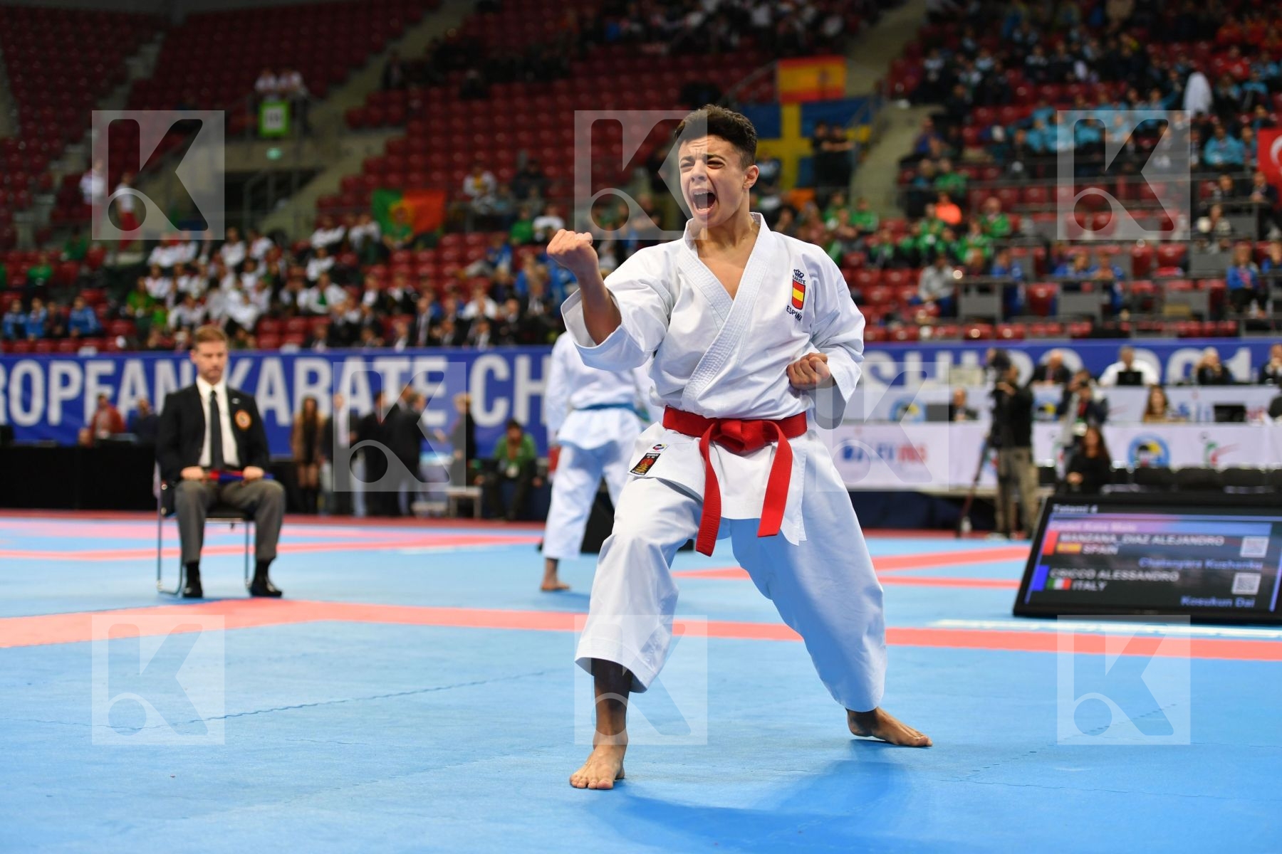 Cadet kata male, Manzana Diaz Alejandro, Spain