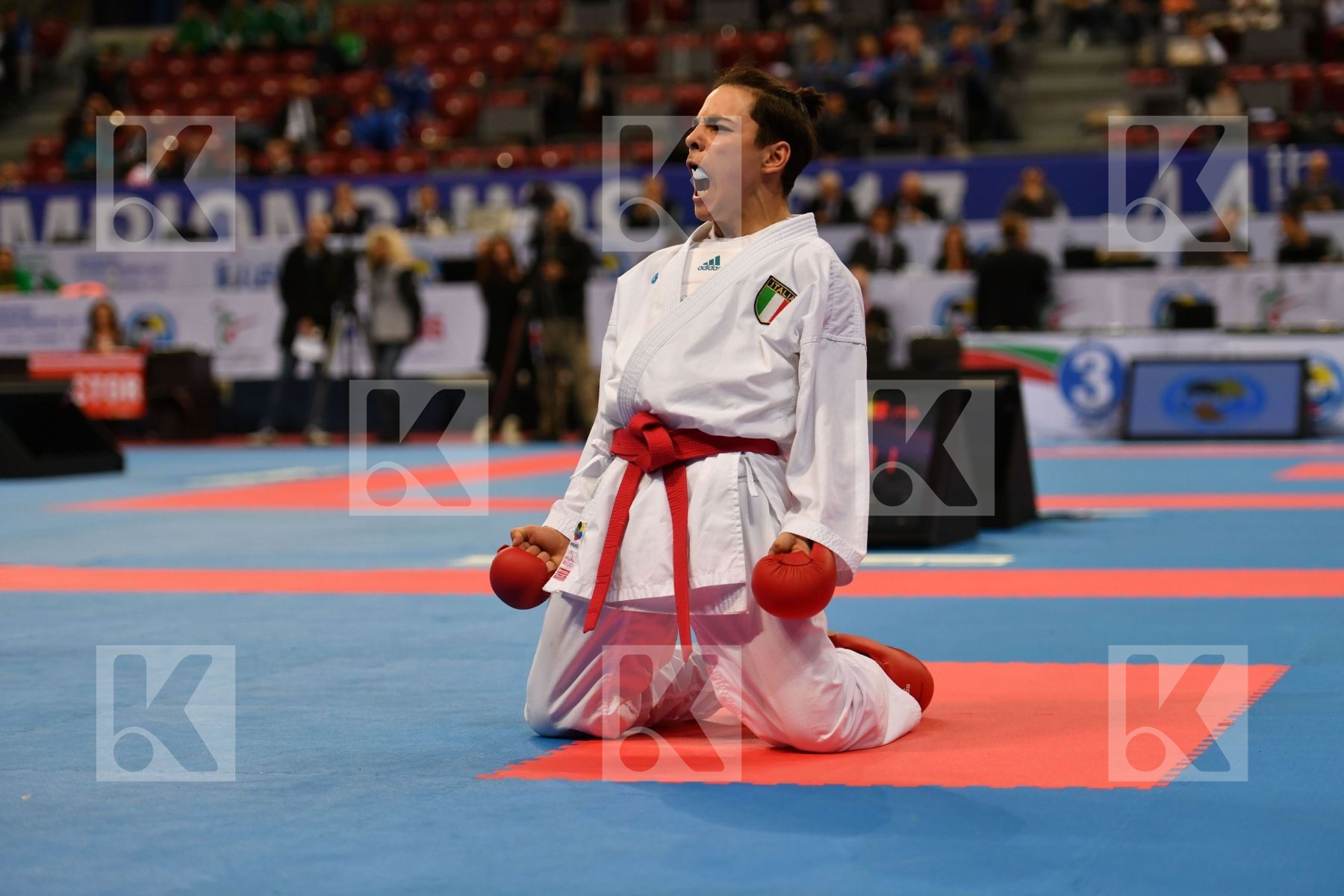 Cadet kumite male -52 kg, Ciarloni Mattia, El yazidi Bilal, Fran