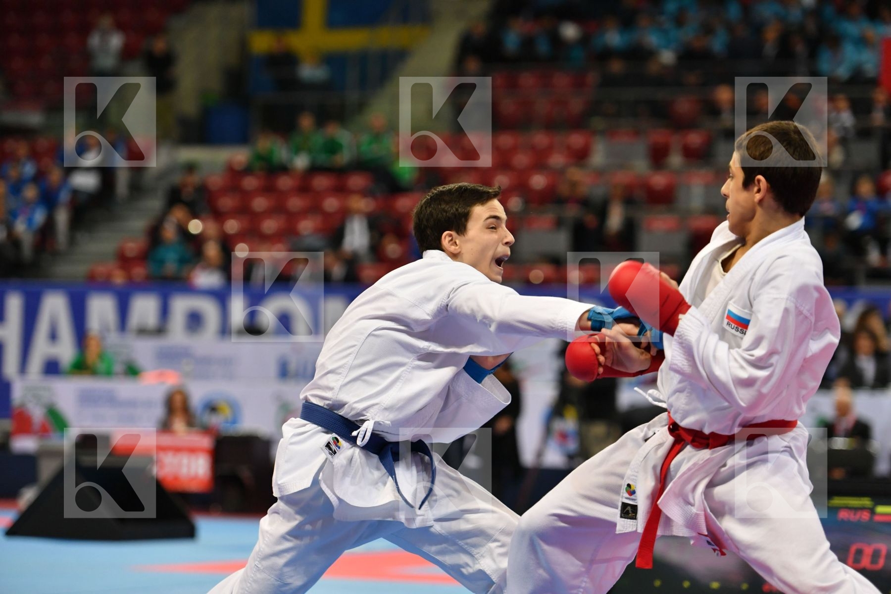 Cadet kumite male -57 kg, Ogannisian Iurik, Russian federation,