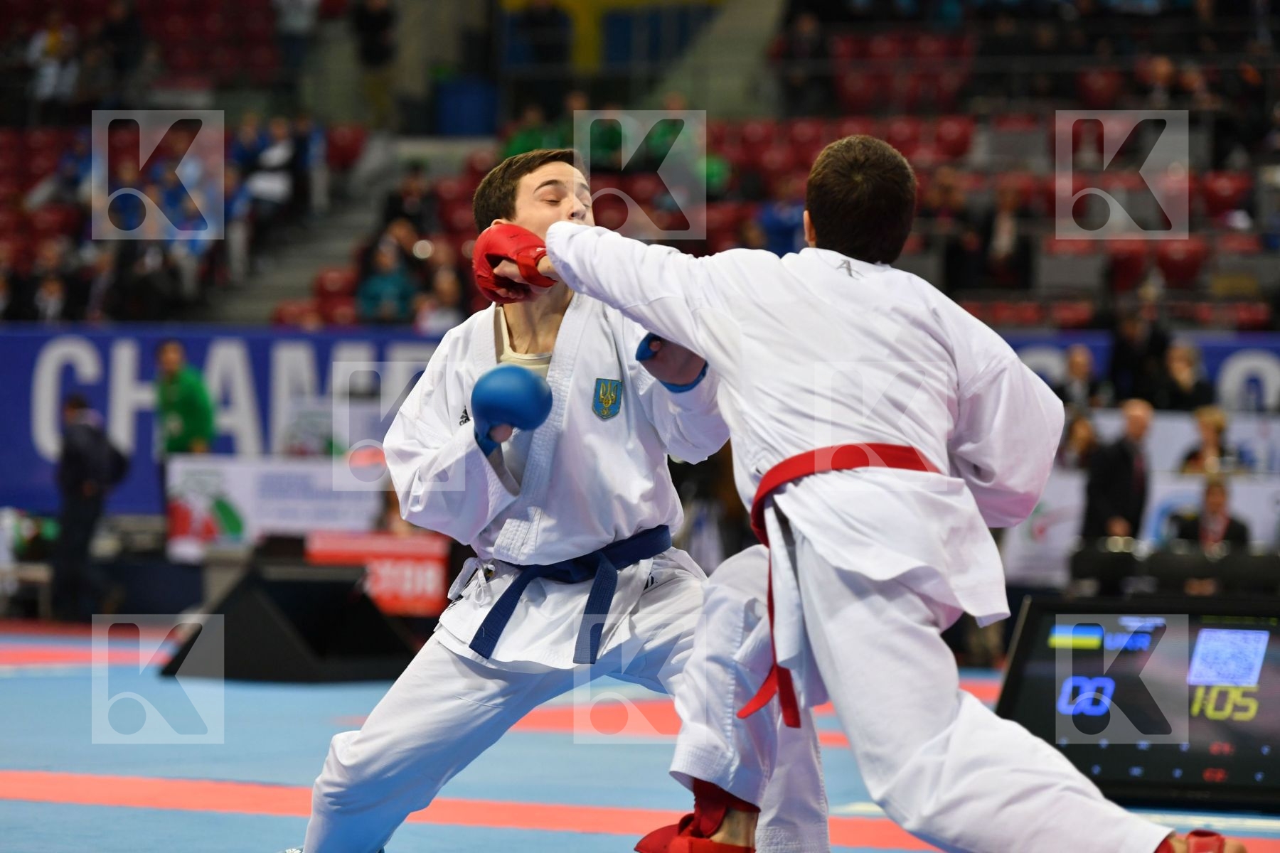 Cadet kumite male -57 kg, Ogannisian Iurik, Russian federation,