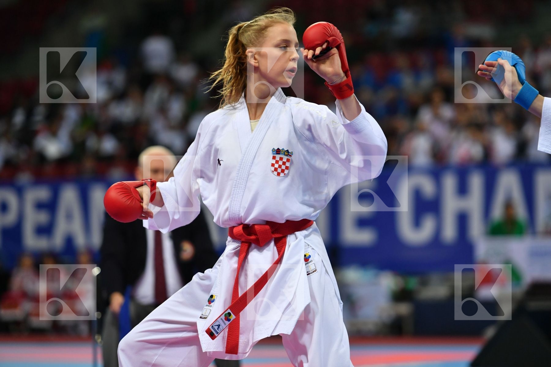 Baranyi Zsofia, Cadet kumite female -54 kg, Croatia, Hungary, Vu