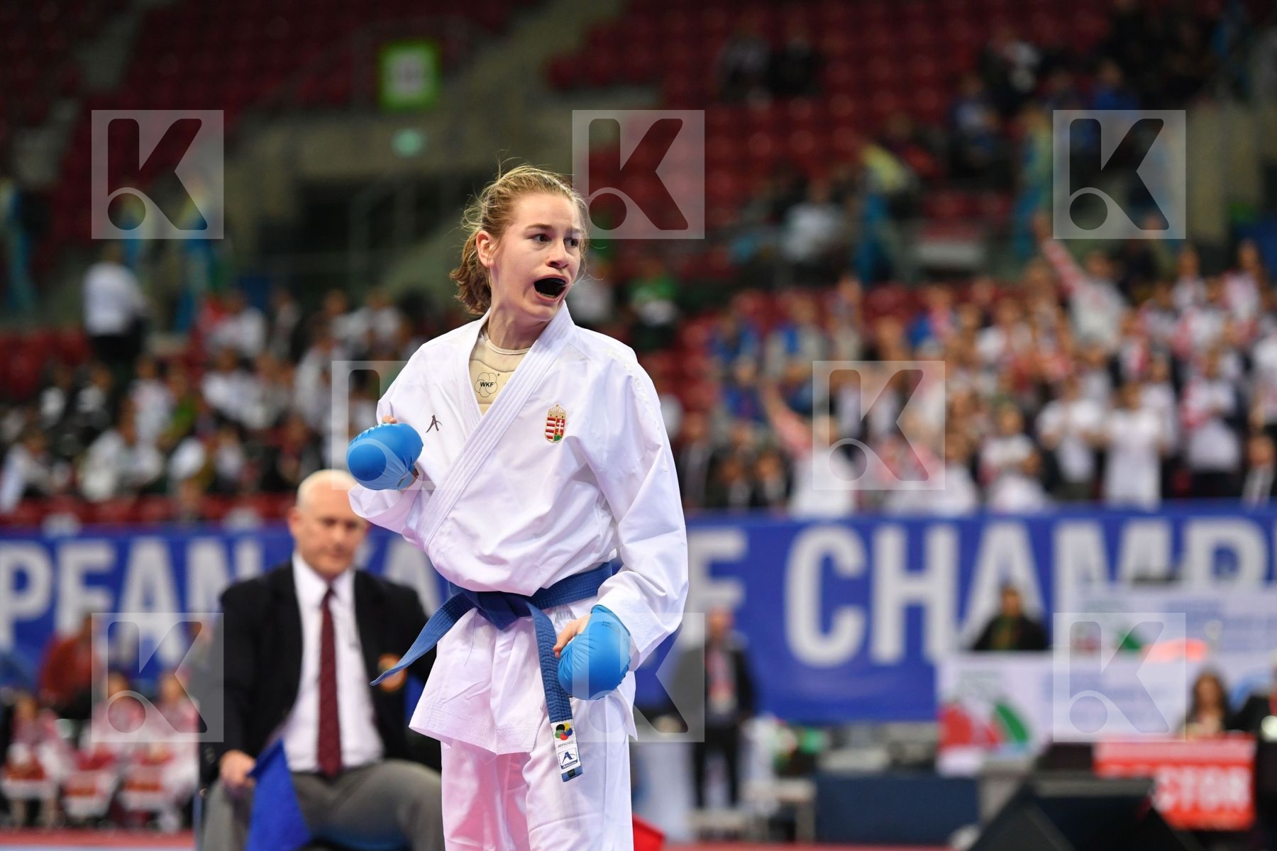 Baranyi Zsofia, Cadet kumite female -54 kg, Croatia, Hungary, Vu