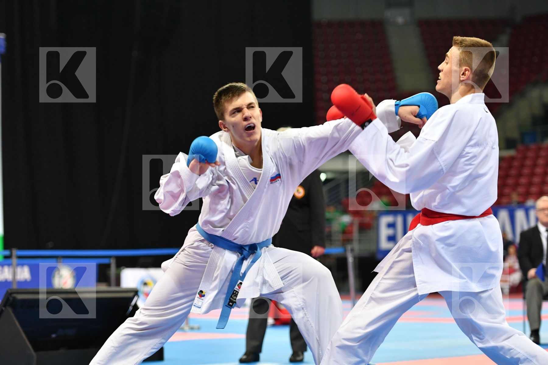 Avakimov Robert, Cadet kumite male 70+ kg, Martin perez Daniel,