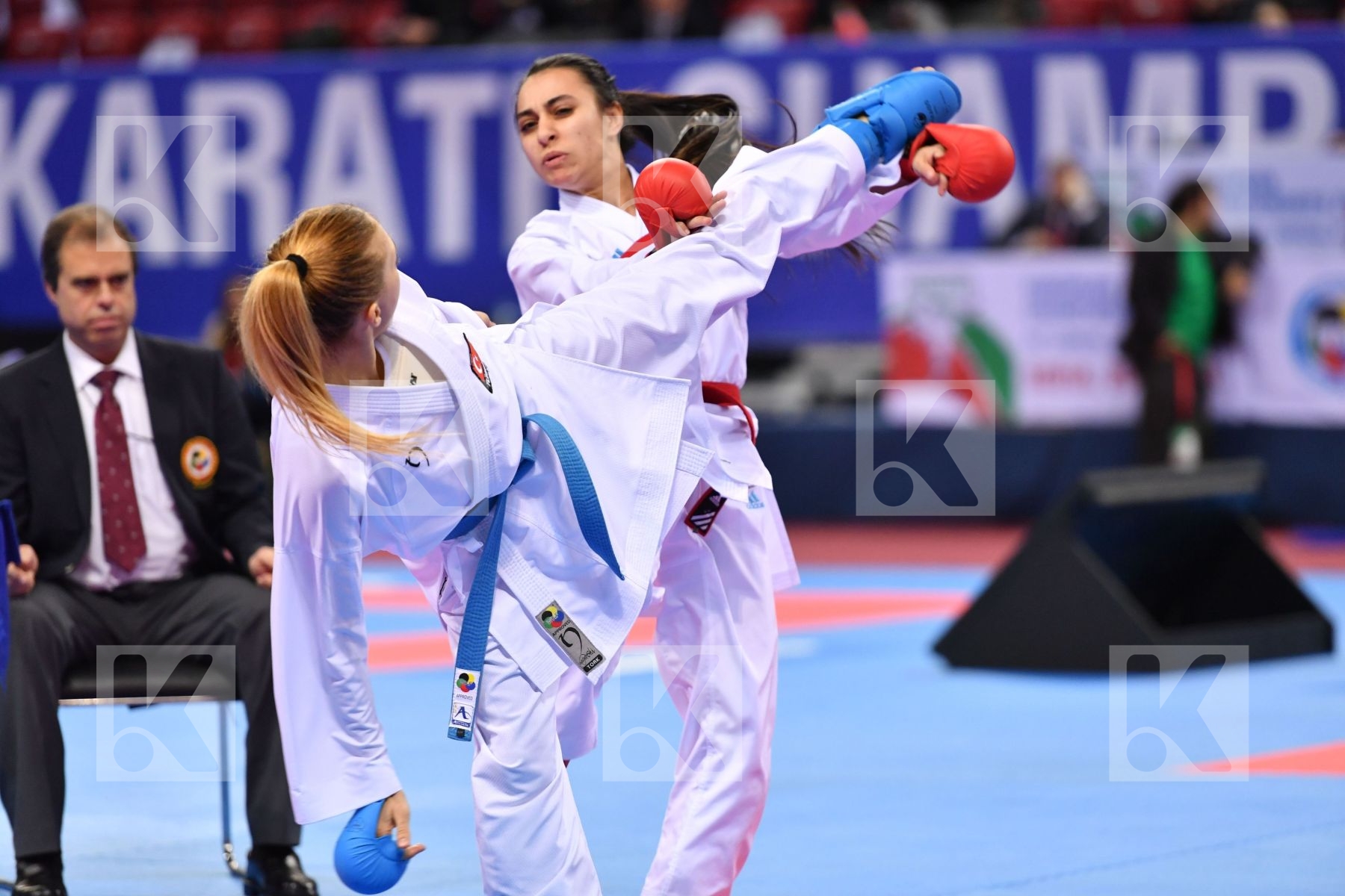 Azerbaijan Malikova Asya Tokcan Umay Turkey U21 kumite female -5
