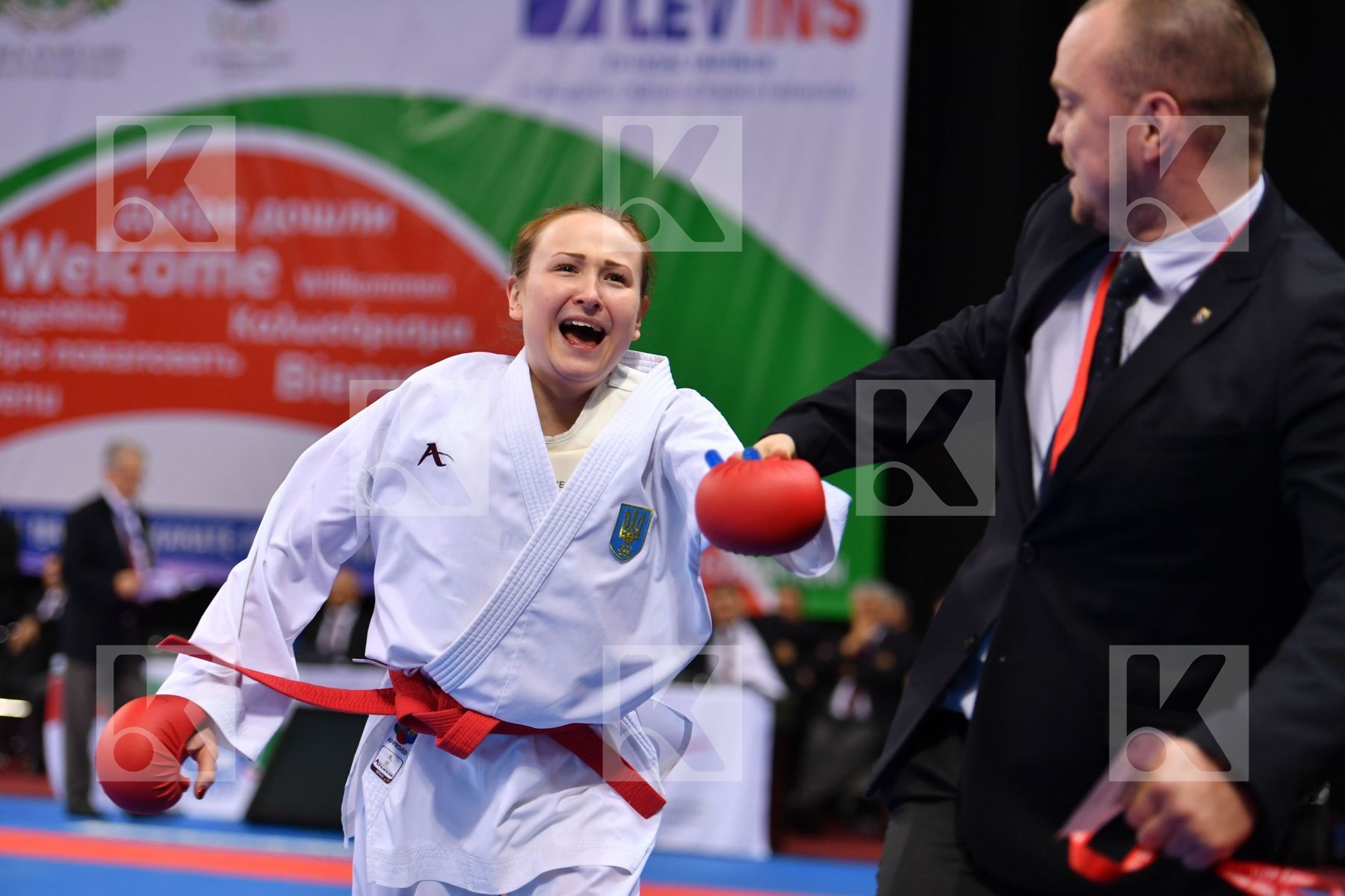 Espinosa lopez Maria Miastkovska Anastasiia Spain U21 kumite fem