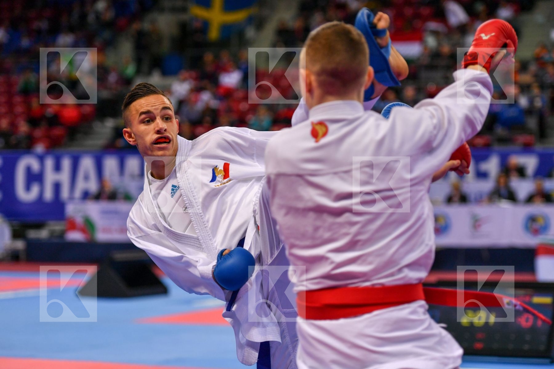 Dacosta Steven France Ryaboshapko Kyrylo U21 kumite male -67 kg