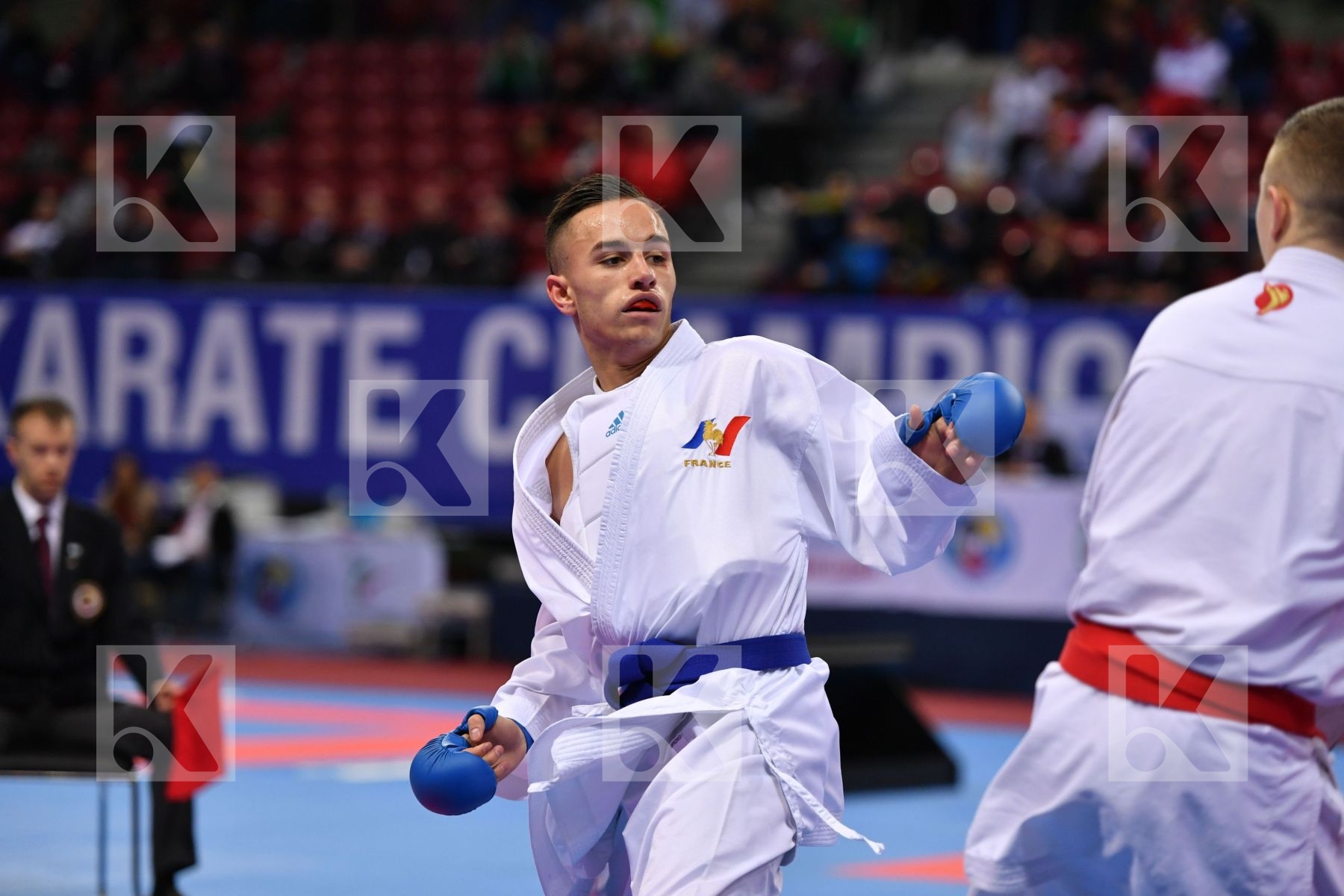 Dacosta Steven France Ryaboshapko Kyrylo U21 kumite male -67 kg
