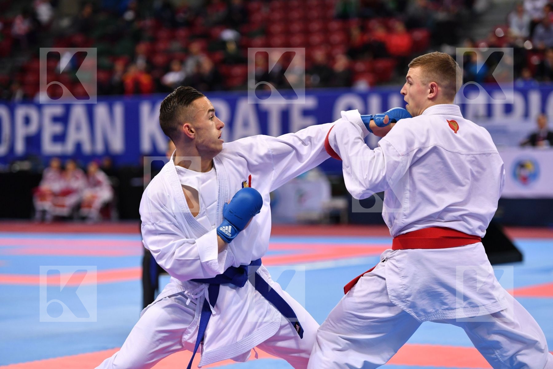 Dacosta Steven France Ryaboshapko Kyrylo U21 kumite male -67 kg