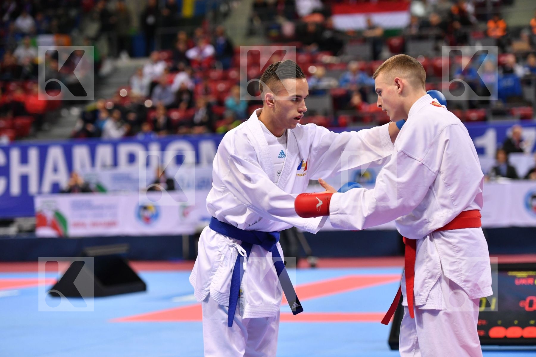 Dacosta Steven France Ryaboshapko Kyrylo U21 kumite male -67 kg