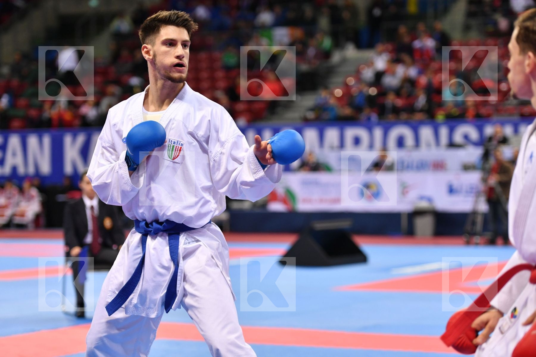 Harspataki Gabor Hungary Italy Martina Michele U21 kumite male -