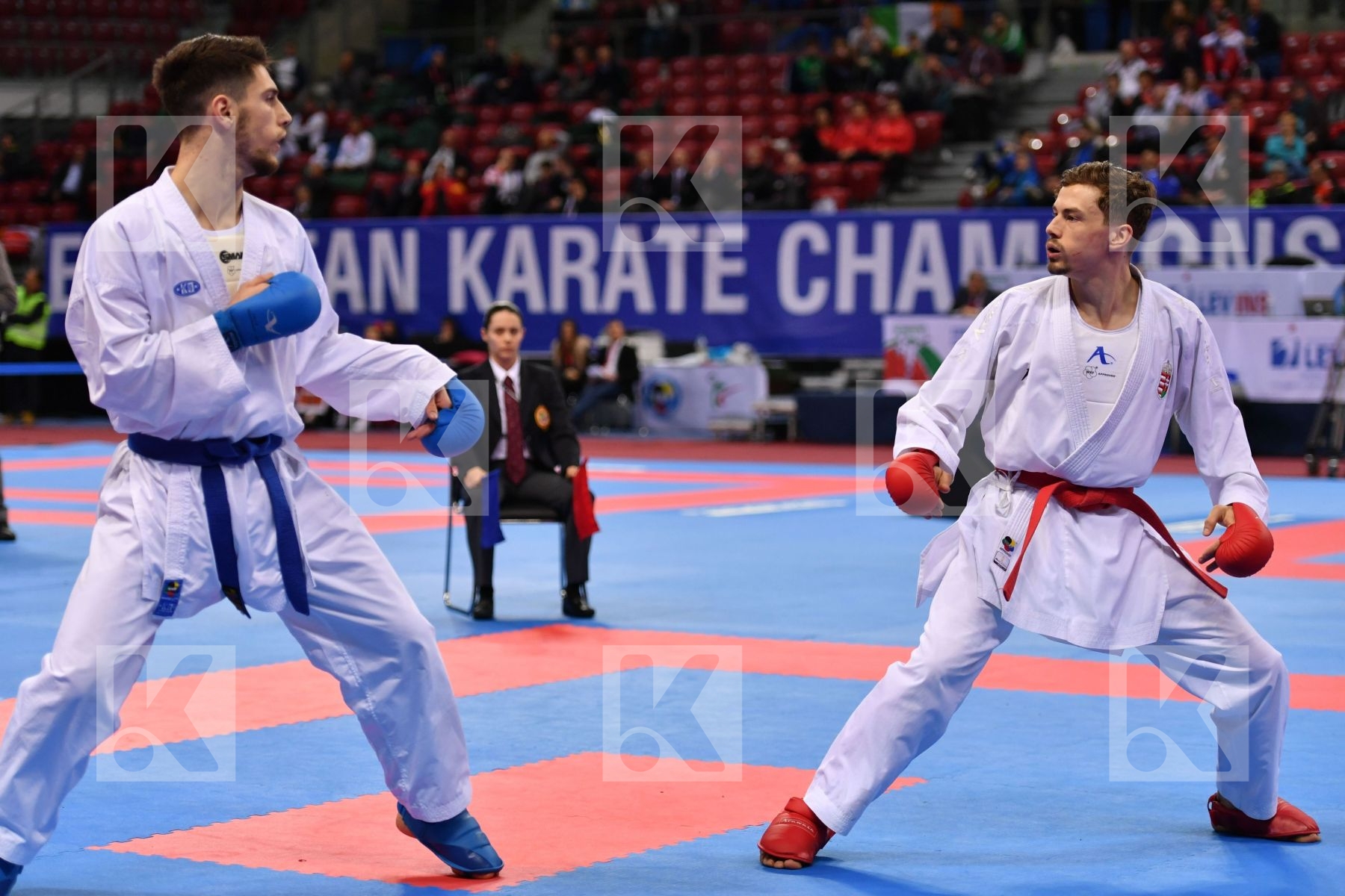 Harspataki Gabor Hungary Italy Martina Michele U21 kumite male -