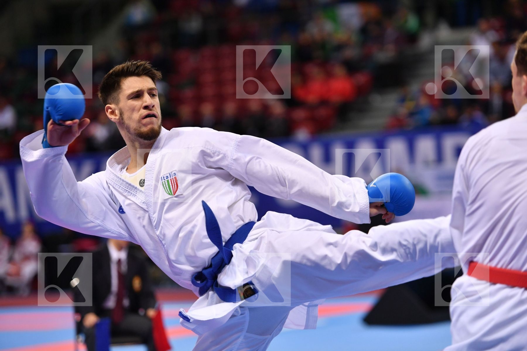 Harspataki Gabor Hungary Italy Martina Michele U21 kumite male -