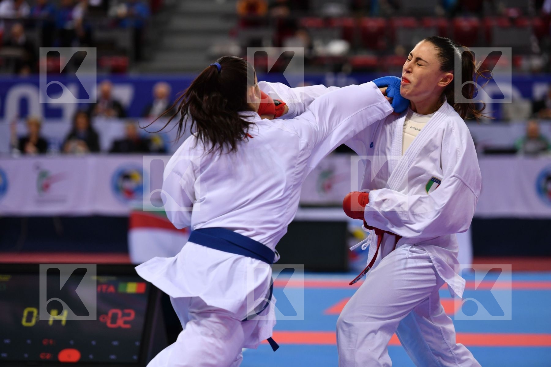 Budic Kaja Ferracuti Clio Italy Slovenia U21 kumite female 68+ k