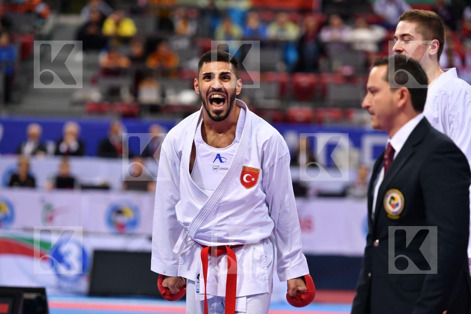 Belarus Turkey U21 kumite male 84+ kg Vodchyts Aliaksei Yamanogl