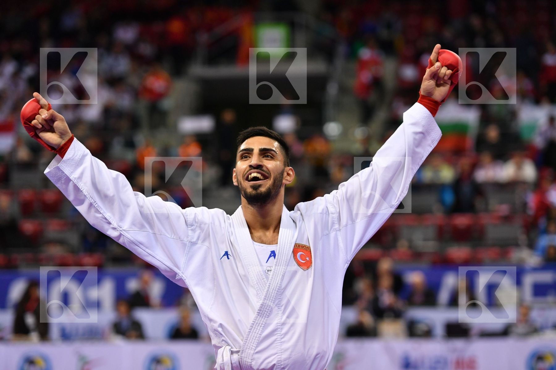 Belarus Turkey U21 kumite male 84+ kg Vodchyts Aliaksei Yamanogl