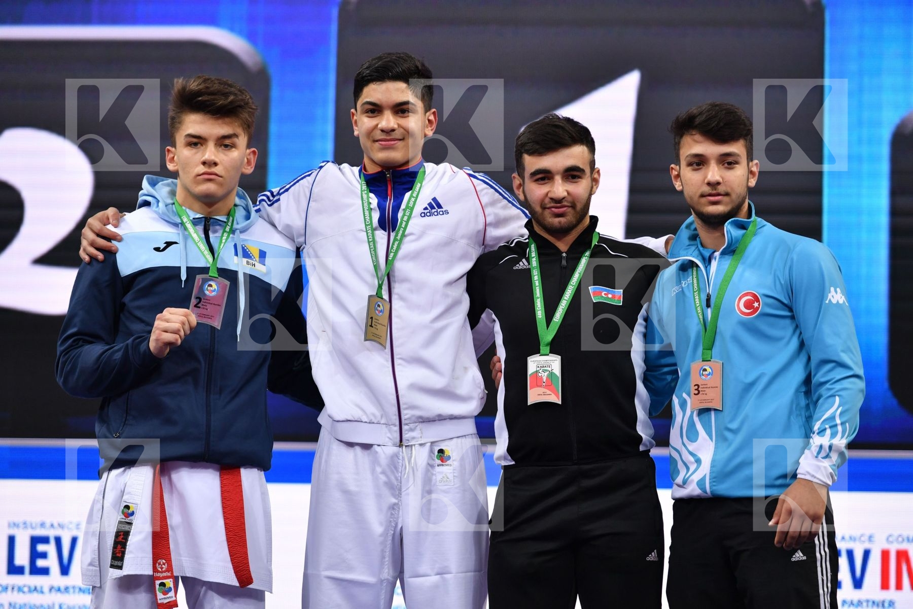 France Greece Italy Kata team cadet and junior female Spain