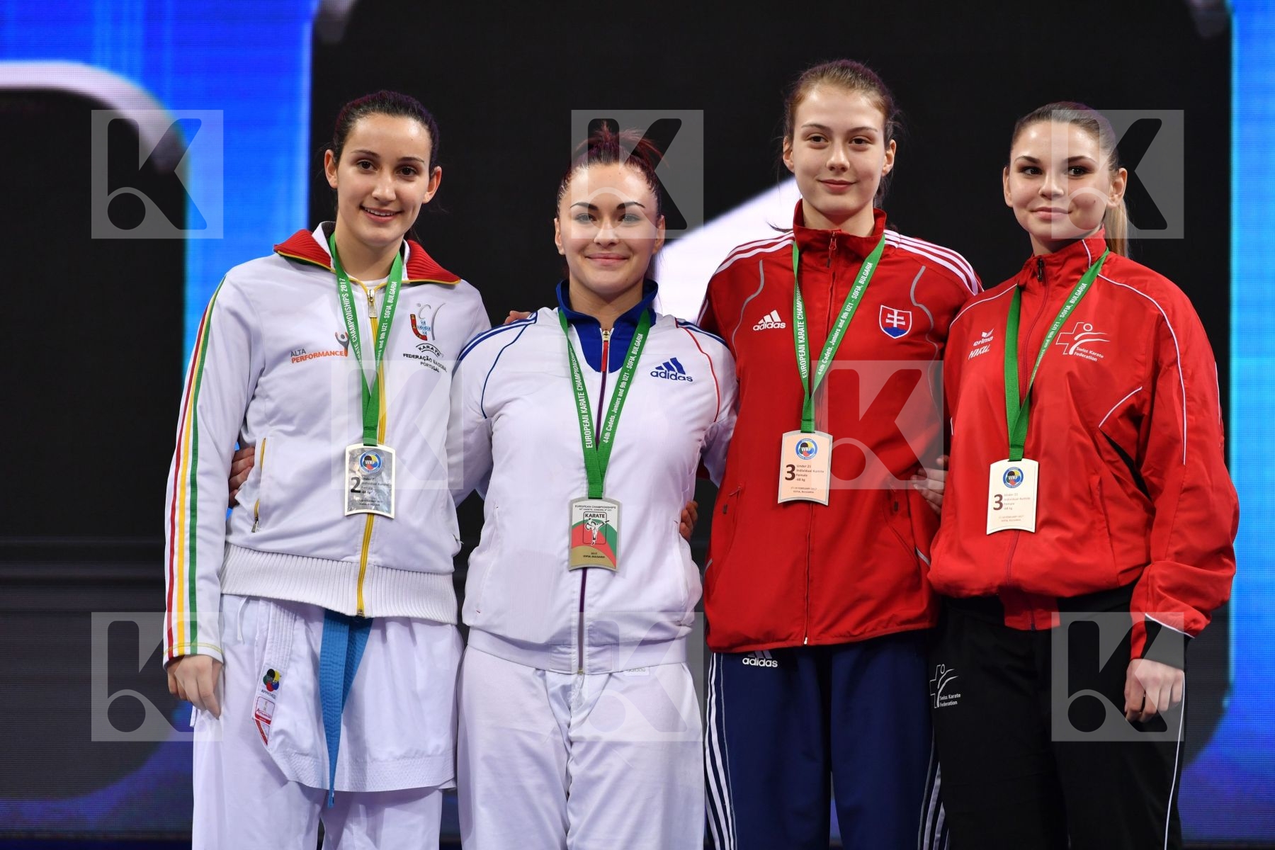Avazeri Lea France Pillarova Viktoria podium Portugal Ribeiro Fl