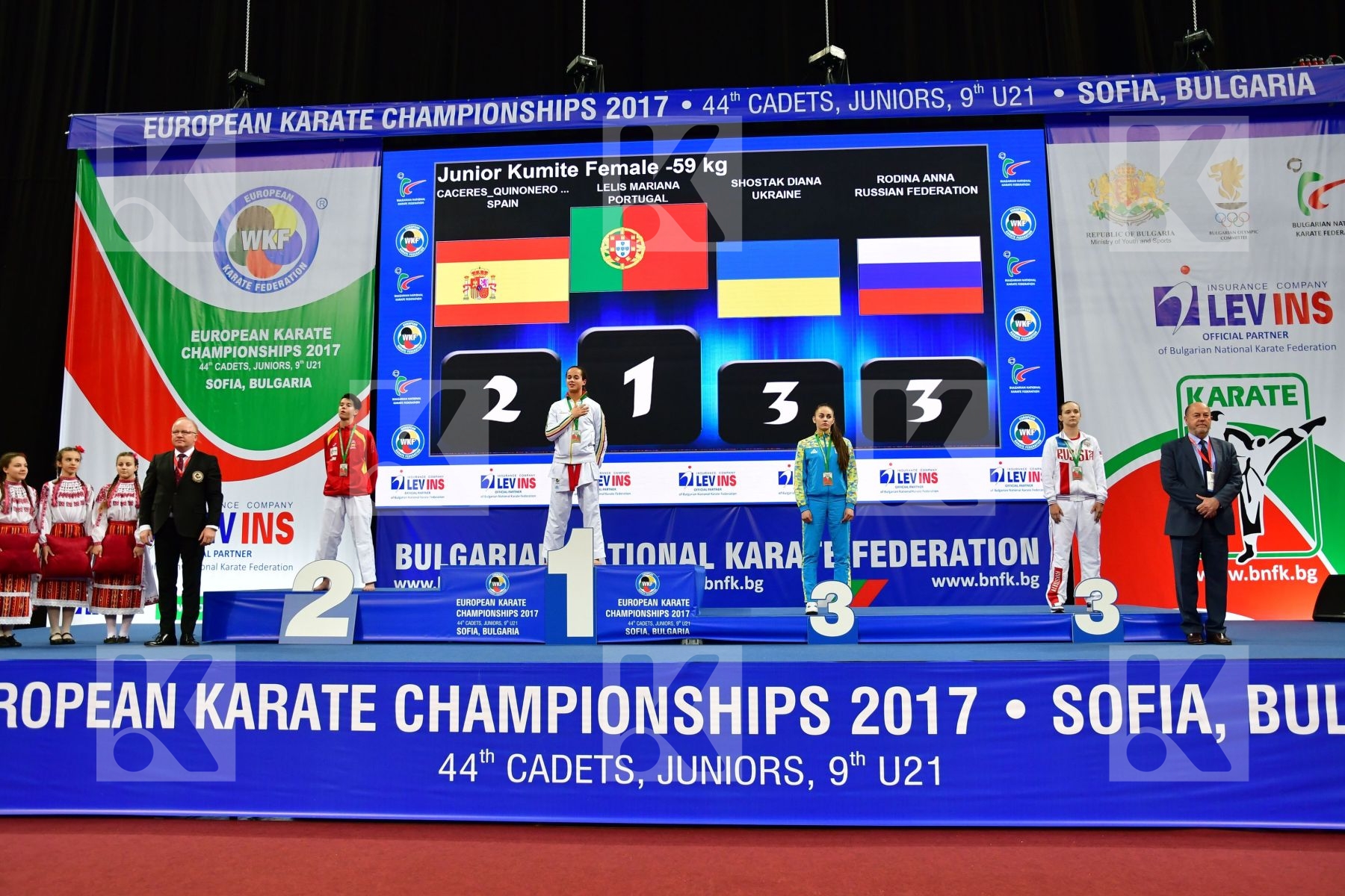 Caceres quinonero Marina Junior kumite female -59 kg Lelis Maria