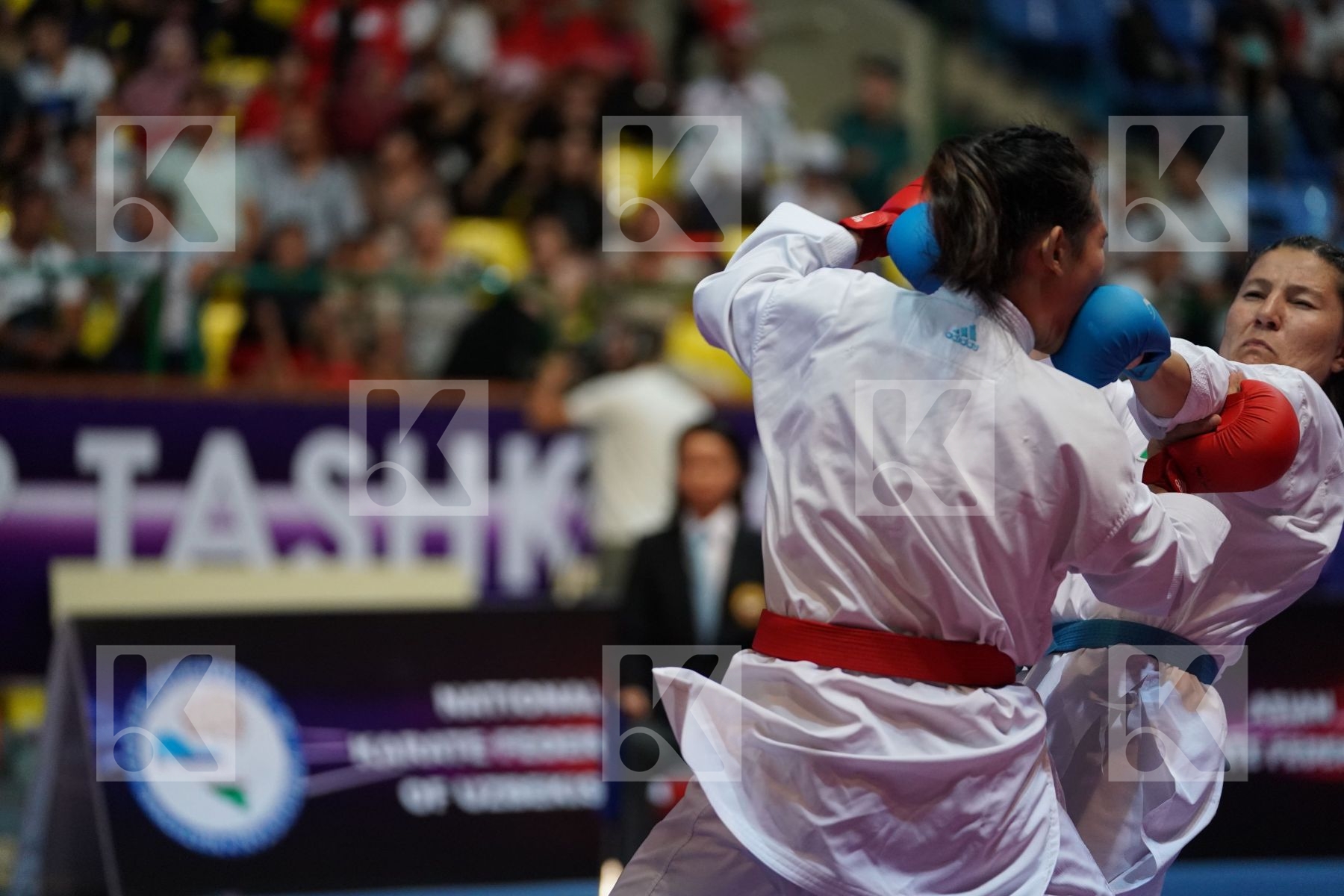 ZEFANYA CEYCO GEORGIA (INDONESIA) vs DJUMANIYAZOVA NODIRA (UZBEKISTAN) in Senior Kumite -68 Kg - Final bout