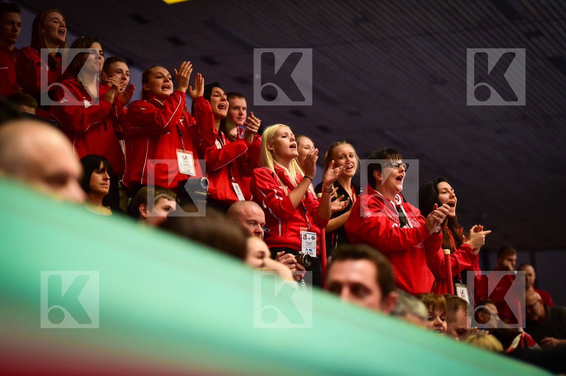 cadet Denmark kumite supporter