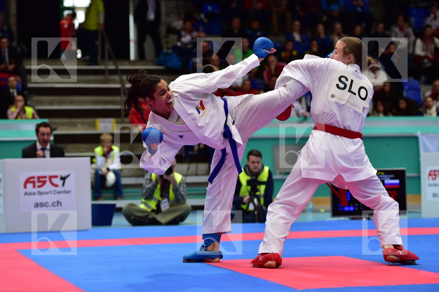 -61 Kg Florjancic Kati france Heurtault Leila kumite Slovenia U2