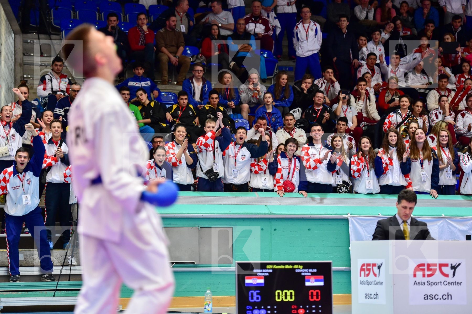 -60kg Berak Boran croatia Dzakovic Milos kumite Serbia U21