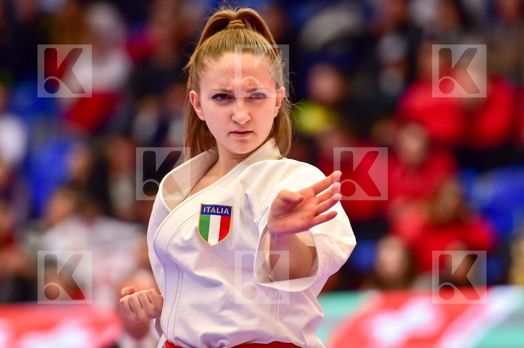 Amato Carolina cadet female finals italy kata