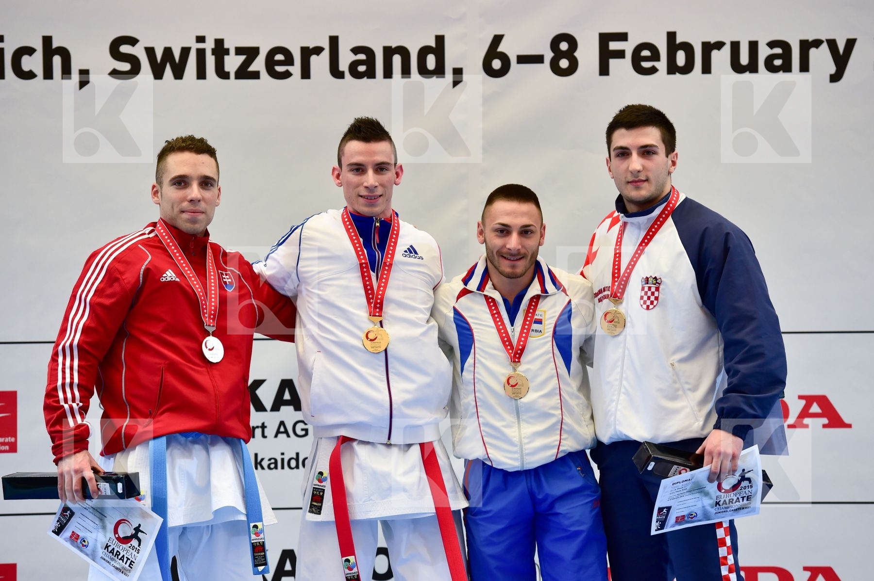 Chemlal Stefan croatia Fabian Peter finals france kata male Mete
